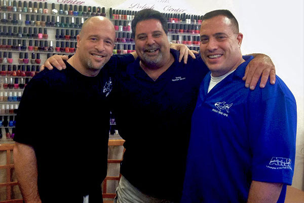Tampa Aquarium Service Owner John Guerriero With Stars Of Animal Planets TANKED